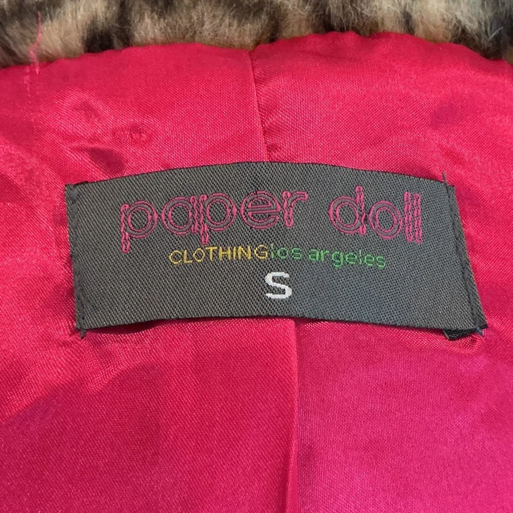 Leopard Print Faux Fur Jacket - Picture 7 of 7